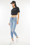 Delilah High Rise Ankle Skinny Jeans - Official Kancan USA