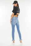 Delilah High Rise Ankle Skinny Jeans - Official Kancan USA