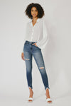 Declan High Rise Ankle Skinny Jeans - Official Kancan USA