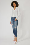 Declan High Rise Ankle Skinny Jeans - Official Kancan USA