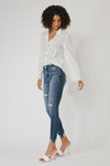 Declan High Rise Ankle Skinny Jeans - Official Kancan USA