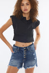 Lorna Ultra High Rise Mom Shorts - Official Kancan USA