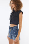 Lorna Ultra High Rise Mom Shorts - Official Kancan USA