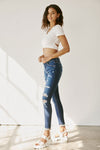 Amanda High Rise Ankle Skinny Jeans - Official Kancan USA