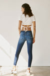 Amanda High Rise Ankle Skinny Jeans - Official Kancan USA