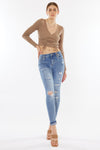 Amanda High Rise Ankle Skinny Jeans - Official Kancan USA