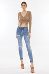 Amanda High Rise Ankle Skinny Jeans - Official Kancan USA