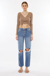 Keke High Rise Straight Leg Jeans - Official Kancan USA