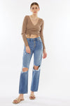 Keke High Rise Straight Leg Jeans - Official Kancan USA