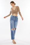 Keke High Rise Straight Leg Jeans - Official Kancan USA
