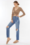 Keke High Rise Straight Leg Jeans - Official Kancan USA
