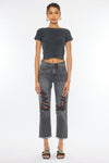 Zara High Rise Slim Straight Jeans - Official Kancan USA
