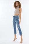 Bobbie Ultra High Rise Straight Leg Jeans - Official Kancan USA