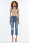 Bobbie Ultra High Rise Straight Leg Jeans - Official Kancan USA