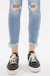 Janine Mid Rise Cropped Skinny Jeans - Official Kancan USA