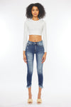 Azaria High Rise Cropped Skinny Jeans - Official Kancan USA