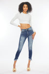 Azaria High Rise Cropped Skinny Jeans - Official Kancan USA