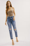 Kenzie Ultra High Rise Mom Jeans - Official Kancan USA