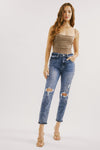 Kenzie Ultra High Rise Mom Jeans - Official Kancan USA