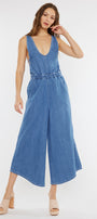Sandria Cropped Wide Leg Overalls - Official Kancan USA
