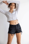 Presley Mid Rise Boyfriend Shorts - Official Kancan USA