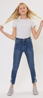 Rio High Rise Ankle Skinny Kid Jeans - Official Kancan USA