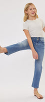 Dream High Rise Mini Straight Leg Kid Jeans - Official Kancan USA