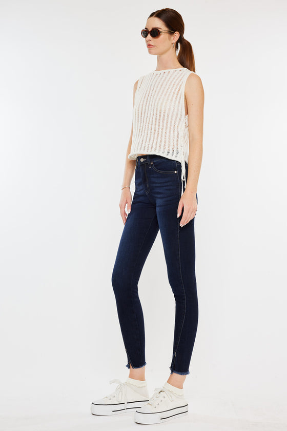 Zinnia High Rise Ankle Skinny Jeans - Official Kancan USA