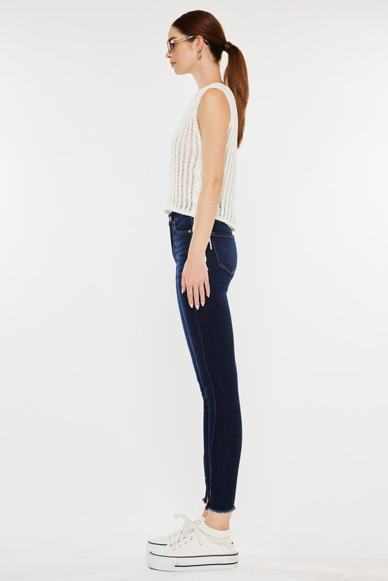 Zinnia High Rise Ankle Skinny Jeans - Official Kancan USA