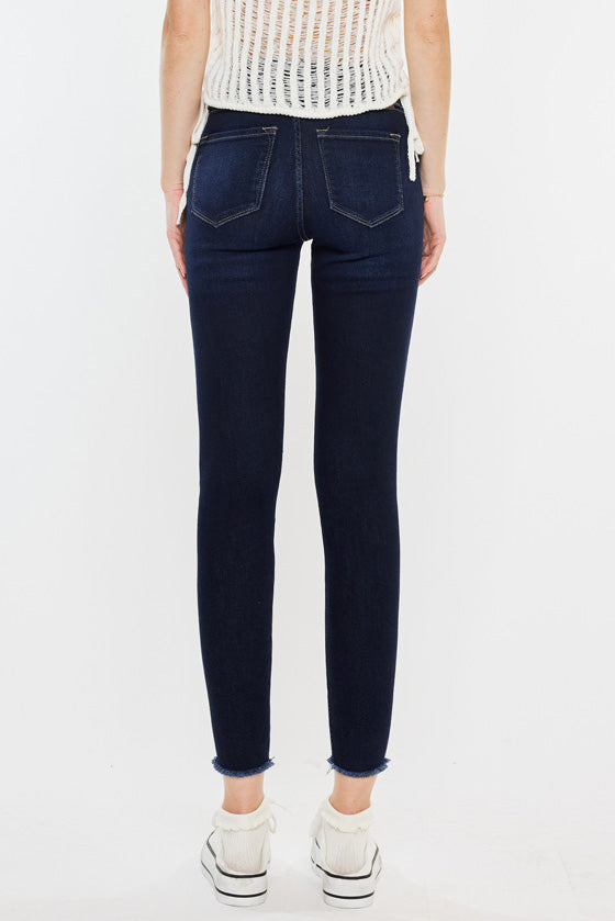 Zinnia High Rise Ankle Skinny Jeans - Official Kancan USA