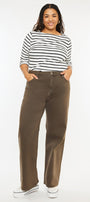 Shreya High Rise Wide Leg Jeans (Plus Size) - Official Kancan USA