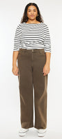 Shreya High Rise Wide Leg Jeans (Plus Size) - Official Kancan USA