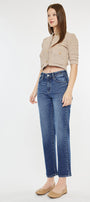 Ashley High Rise True Straight Jeans - Official Kancan USA
