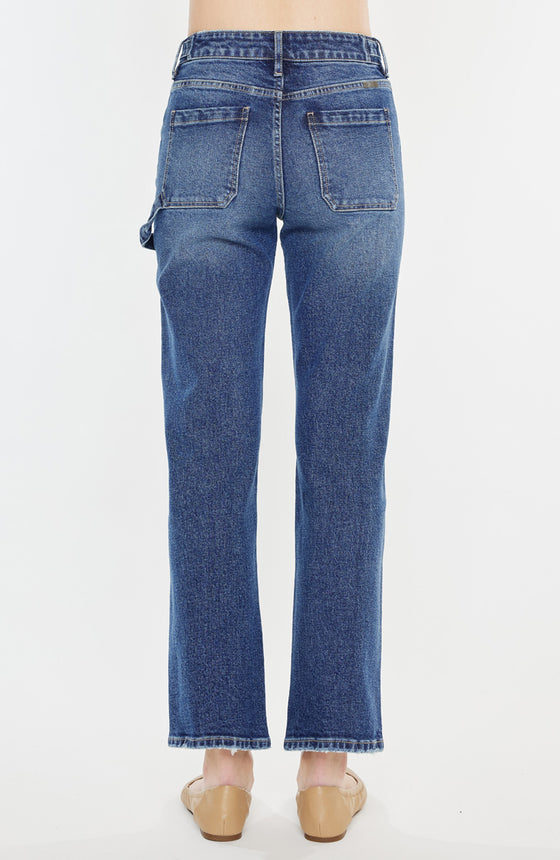 Ashley High Rise True Straight Jeans - Official Kancan USA