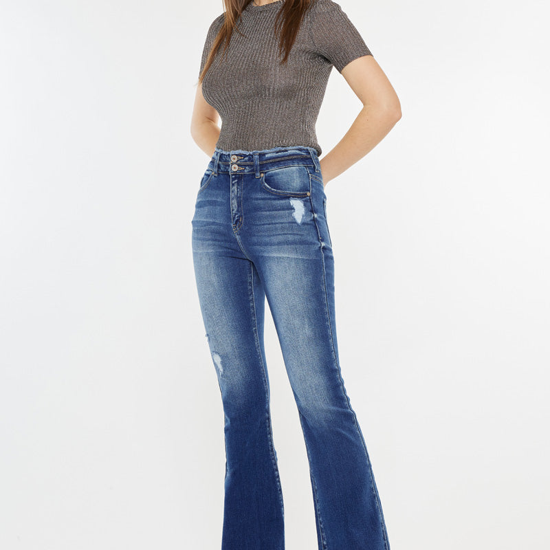 Morgan High Rise Flare Jeans - Official Kancan USA
