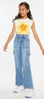 Bay High Rise Slim Straight Cargo Pants - Official Kancan USA