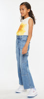 Bay High Rise Slim Straight Cargo Pants - Official Kancan USA