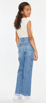 Bay High Rise Slim Straight Cargo Pants - Official Kancan USA