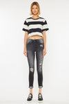 Cassidy High Rise Ankle Skinny Jeans - Official Kancan USA