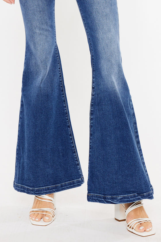Arizona High Rise Super Flare Jeans - Official Kancan USA