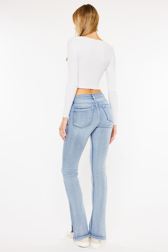 Nadia Mid Rise Y2K Bootcut Jeans - Official Kancan USA