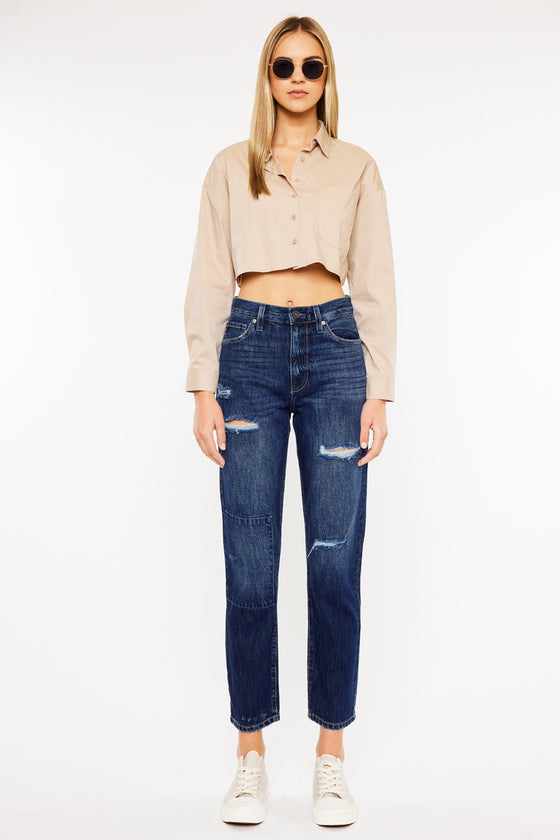 Fox Ultra High Rise 90's Boyfriend Jeans - Official Kancan USA