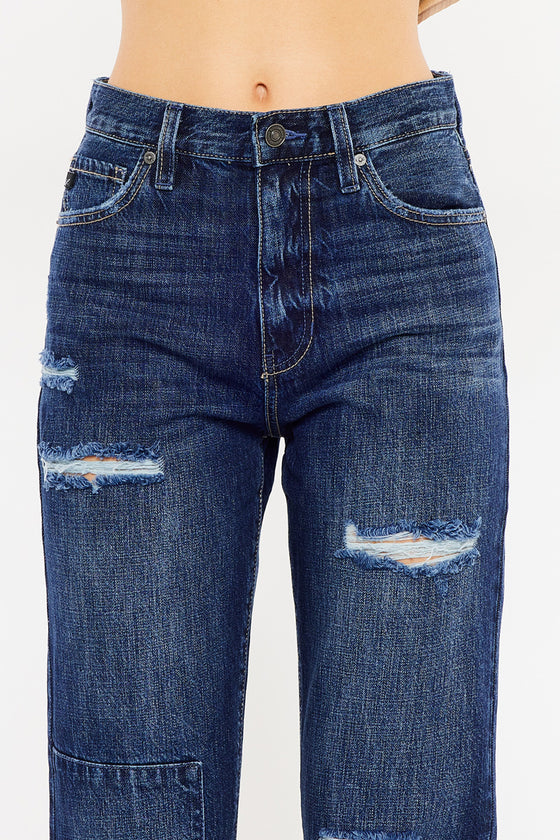 Fox Ultra High Rise 90's Boyfriend Jeans - Official Kancan USA