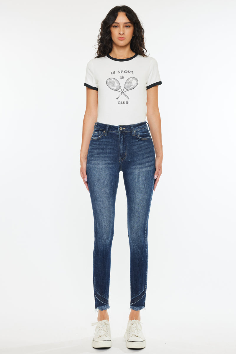 Shiloh High Rise Ankle Skinny Jeans - Official Kancan USA