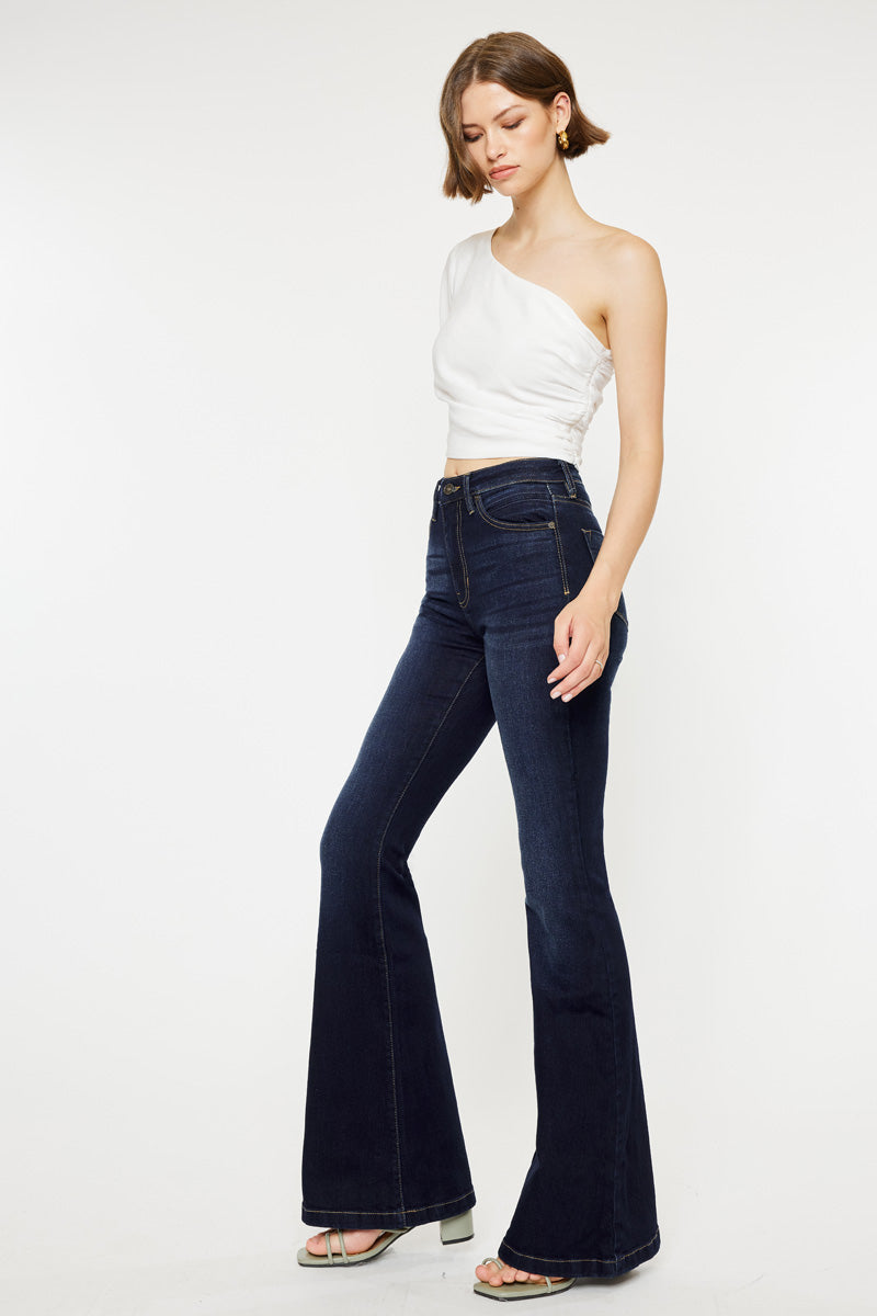 Roel High Rise Super Flare Jeans - Official Kancan USA