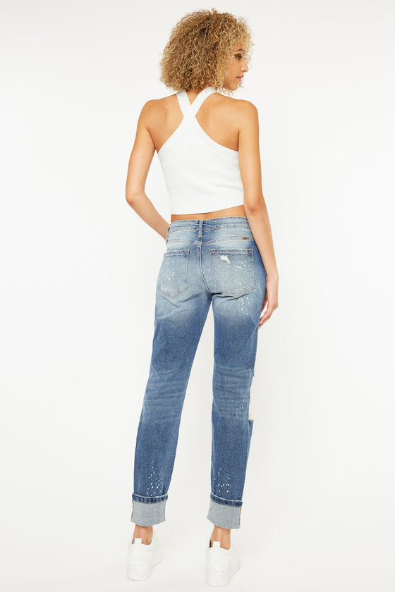 Shelly High Rise Boyfriend Jeans - Official Kancan USA
