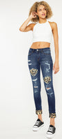 Vienna Mid Rise Super Skinny Jeans - Official Kancan USA