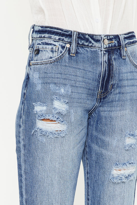 Artemis High Rise Boyfriend Jeans - Official Kancan USA