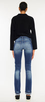 Eternity Mid Rise Slim Straight Leg Jeans - Official Kancan USA