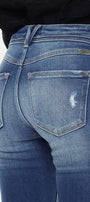 Eternity Mid Rise Slim Straight Leg Jeans - Official Kancan USA